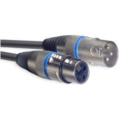 SMC6 BL, mikrofonní kabel XLR/XLR, 6m, modré kroužky