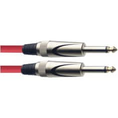 Stagg SGC3DL CRD, kabel JACK/JACK, 3 m, červený
