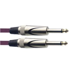 Stagg SGC3DL CPP, kabel JACK/JACK, 3 m, fialový