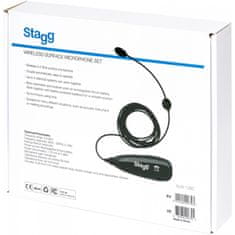 Stagg SUW 12BC, bezdrátový nástrojový mikrofonní set, 2,4 GHz UHF