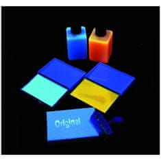 Eurolite UV aktivní razítkovací barva, transparentní modrá, 50ml