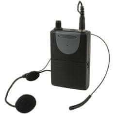 QTX QHS-864.8 UHF náhlavní mikrofonní set pro zvukové systémy, 864.8 MHz