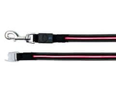 Trixie Vario led flash belt s/m - s reflexní páskou, flexi