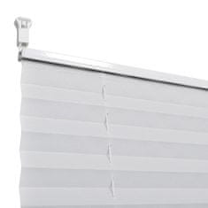 Greatstore Plisované žaluzie / rolety Plisse 100 x 125 cm - bílé