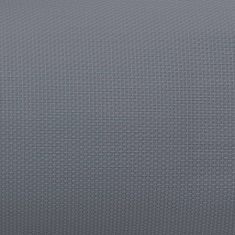 shumee Podhlavník na zahradní křeslo šedý 40 x 7,5 x 15 cm textilen