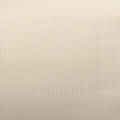 shumee Podhlavník na zahradní křeslo krémový 40 x 7,5 x 15 cm textilen