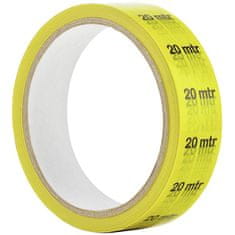 Páska značkovací na kabely 20m, 33m x 2,5cm, žlutá