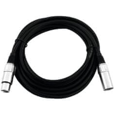 Omnitronic propojovací kabel XLR / XLR, 0,5 m, černý