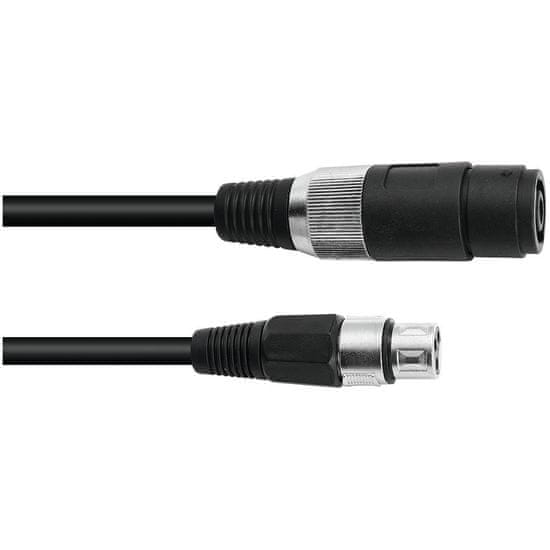 Omnitronic Repro kabel AC-225 Speakon samice - XLR samice, 1 m