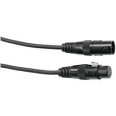 Eurolite DMX kabel XLR 5pin, 10m dléka, černý