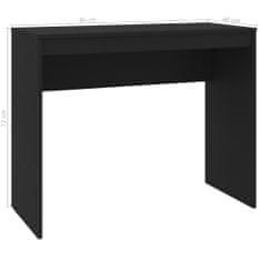 shumee Psací stůl černý 90 x 40 x 72 cm dřevotříska