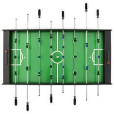 shumee Skládací stolní fotbal 121 x 61 x 80 cm černý