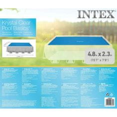 Greatstore Intex Solární plachta na bazén obdélníková 488 x 244 cm