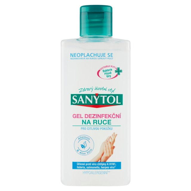 Levně SANYTOL dezinfekční gel Sensitive 75 ML