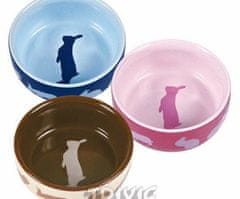 Trixie Keramická miska pro králíky barevná 250 ml/11 cm,