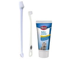 Trixie Sada dentální hygieny pro kočky (pasta, kartáčky),