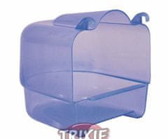 Trixie Plastová koupelna půlkruhová transparentní 15x16x17