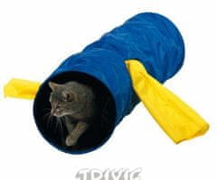 Trixie Nylonový tunel pro kočky 30x115cm, pelíšky, polštáře