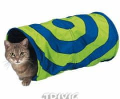 Trixie Nylonový tunel pro kočky 25x50cm, pelíšky, polštáře