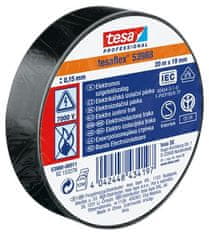 Tesa Izolační páska "Professional 53988", černá, 19 mm x 20 m