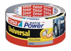 Tesa Textilní páska "extra Power 56388", stříbrná, 50 mm x 25 m, univerzální