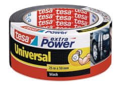 Tesa Textilní páska "extra Power 56388", černá, 50 mm x 25 m, univerzální