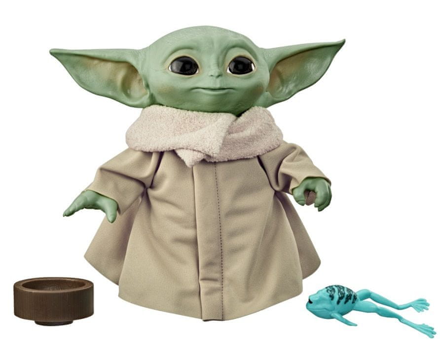 Levně Star Wars Baby Yoda plyšová mluvící figurka - zánovní