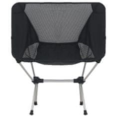 Vidaxl Skládací kempingové židle 2 ks s taškou 54x50x65 cm hliníkové