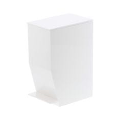 Yamazaki Odpadkový koš do koupelny Tower 3385, plast, 3,9 l, bílý