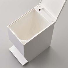 Yamazaki Odpadkový koš do koupelny Tower 3385, plast, 3,9 l, bílý