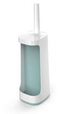 Joseph Joseph , WC štětka silikonová s úložným prostorem Flex Plus 70507, bílá/modrá