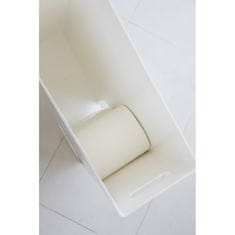 Yamazaki Stojan na toaletní papír Tower 2294, kov, bílý