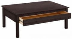 Danish Style Konferenční stolek Londa, 110 cm, tmavě hnědá