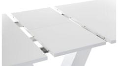 Danish Style Rozkládací jídelní stůl Alle, 140 cm, bílá