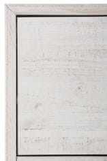 Danish Style Botník Rike, 130 cm, bílá