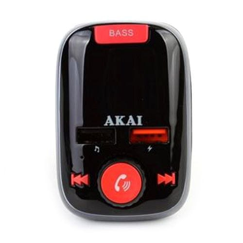 Akai Transmiter , FMT-74BT, Bluetooth, MP3, WMA, podpora USB nabíječky