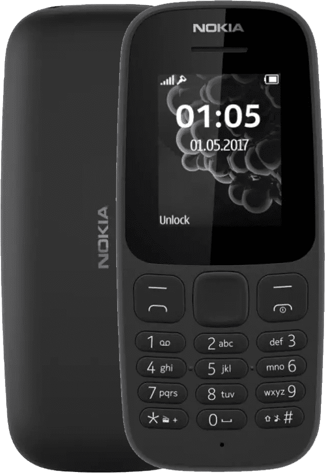 Levně Nokia 105, černá
