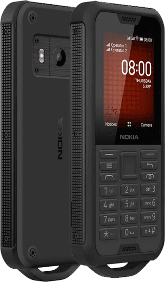 Nokia 800 Tough, Black Steel