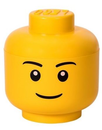 Levně LEGO Úložná hlava (velikost L) - chlapec