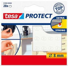 Tesa Protiskluzové ochranné podložky "Protect 57898", transparentní, 8 mm
