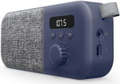 Energy Sistem Fabric Box Radio, modrá