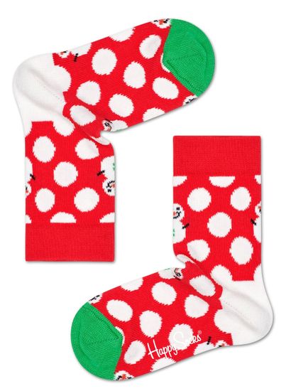 Happy Socks dětské ponožky Big Dot Snowman Sock