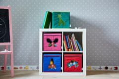 Love It Store It Úložný box na hračky s krytem a okénkem - motýl
