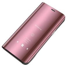 MG Clear View knížkové pouzdro na Samsung Galaxy M21 / M30s, růžové