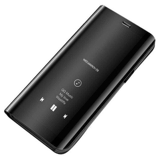 MG Clear View knížkové pouzdro na Samsung Galaxy S10 Lite, černé
