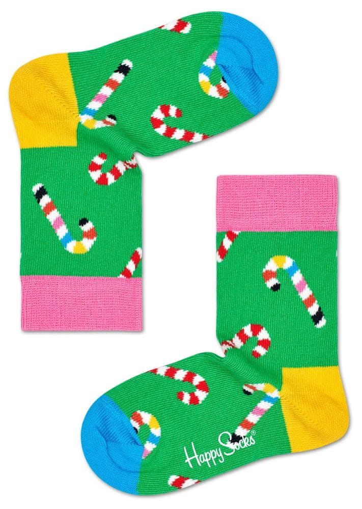 Happy Socks dětské ponožky Candy Cane Sock 22 - 24 vícebarevná