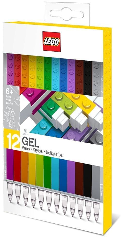 LEGO Gelová Pera, mix barev - 12 ks