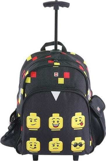 LEGO Bags Faces Black - Trolley batoh
