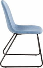 Danish Style Jídelní židle Colom (SET 2 ks), světle modrá
