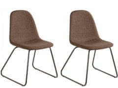 Danish Style Jídelní židle Colom (SET 2 ks), cappuccino